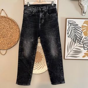 R13 Black Shelley Slim Morrison Black Jeans